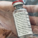A vial of the drug Remdesivir, which is given via IV.